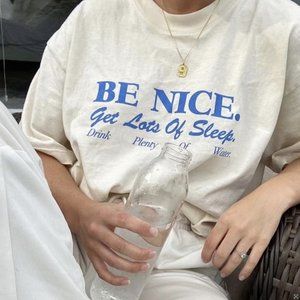 Sporty & Rich Be Nice T-shirt, size M